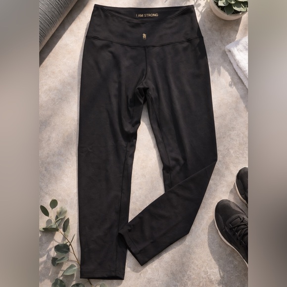 RHONE Pants - Rhone Black Performance Leggings Size M High Rise Athletic Yoga